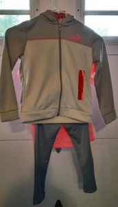 PUMA TODDLER 3 PIECE SET ( JACKET, LEGGINGS, T-SHIRT ) SIZE 6 - Picture 1 of 8