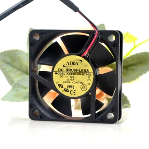 1pc ADDA AD0612US-D70GL 12V 0.15A 6015 6CM 2-wire cooling fan - Picture 1 of 5