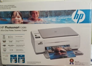 Impresora de inyección de tinta todo en uno HP Photosmart C4280 - TOTALMENTE NUEVA - Imagen 1 de 1
