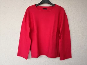Luxus - Marc O´Polo Pullover Damen Rot Seitenschlitze Rundhals - Bild 1 von 8