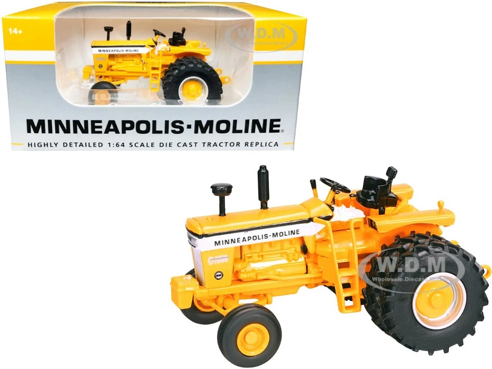 MINNEAPOLIS MOLINE G1000 VISTA TRACTOR DOBLE AMARILLO 1/64 DIECAST SPECCAST SCT785 Foto 1 de 1