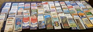 Lot of 1100 Old Road Maps Conoco ESSO Skelly APCO Shell Gulf Texaco Fina EXXON - Picture 1 of 23