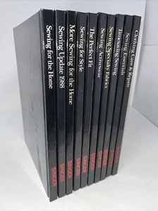 Vtg Lot of 10 Singer Sewing Reference Library Books Late 1980’s 1990s Techniques - Picture 1 of 11
