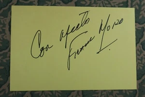 Frank Moro - MEXICAN CINEMA - The Kidnapping of Lola - handsigniert 1983 - Bild 1 von 2