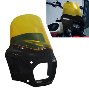 Front Fairing Windshield Kit 11" For Harley Softail Fat Bob FXFB 114 FXFBS 2021 - Picture 1 of 7