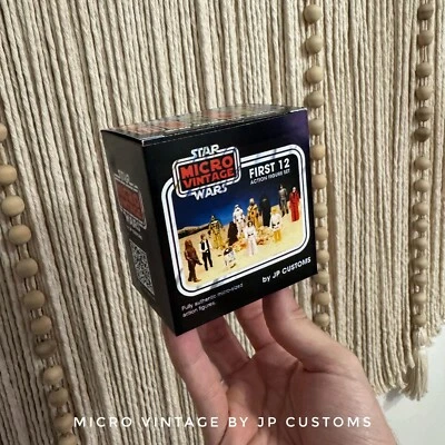 Star Wars Micro Vintage: [CARDED] First 12 box set (JP Customs) - Image 1 of 4