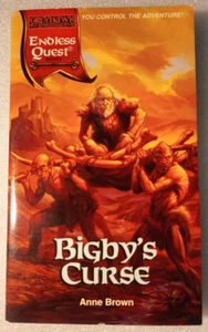 1995 Bigby's Curse Greyhawk Advenrures Buch Fiktion endlose Suche von Anne Brown - Bild 1 von 4