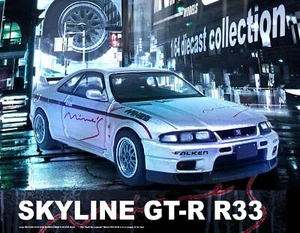1:64 Nissan Skyline GT-R (R33) -- Tuned by MINE's (Silver) -- INNO64 - Bild 1 von 5
