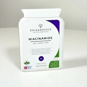 Epigenetics NIACINAMIDE 420MG NIACIN 60 Capsules - SEALED - Exp 08/2026 - Picture 1 of 4