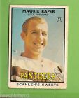 #D196. 1968 SERIES 2 SCANLENS RUGBY LEAGUE CARD #21  MAURIE RAPER, PANTHERS