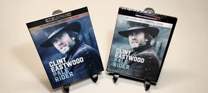 PALE RIDER 4K + Digital + Slipcover *Near Mint NEW Clint Eastwood *1st Class - Photo 1/8