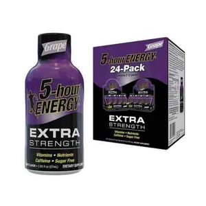 5-hour ENERGY Shot, Extra Strength, Grape (1.93 oz., 24 pk.) - Picture 1 of 4