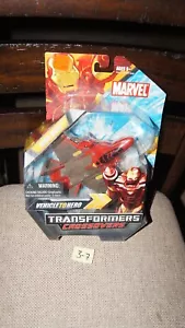 New Transformers Crossovers Marvel Iron Man Jet Plane Hasbro Collaborative - Picture 1 of 2