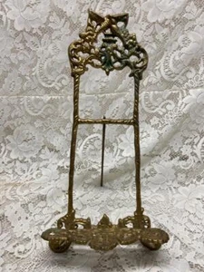 Vintage, Bronze Metal Ornate Easel - Picture 1 of 6