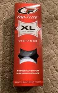Top-Flite XL Long & Strong Distance Golf Balls -White (3 pack sleeve with logo) - Picture 1 of 8