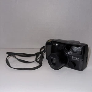 Fotocamera panoramica FUJI 1000 Zoom Discovery data 35 mm pellicola scatto a punti TESTATO - Foto 1 di 12