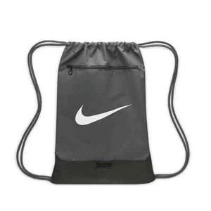 Nike Men's Brasilia 9.5 Drawstring Training Gym Backpack Gym Bag Grey DM3978-068 - Picture 1 of 5