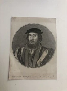 Wenzel HOLLAR. "Jean de Dinteville " FRANZÖSISCHER DIPLOMATISCH 1647 - Bild 1 von 7