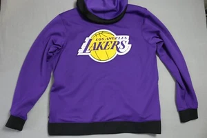 Nike Dri Fit Los Angeles Lakers Hoodie Sweater Mens Extra Large Sweatshirt ZipUp - Picture 1 of 15