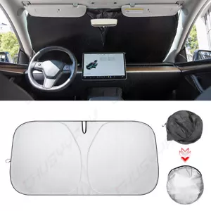 Foldable Car Windshield Sun Shade Visor Auto Front Window UV Block Shield Cover - Bild 1 von 11
