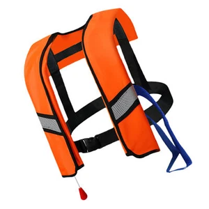 Auto Inflatable Life Vest Adult Fishing Jacket Swimming Water Survival Kayak - Picture 1 of 18