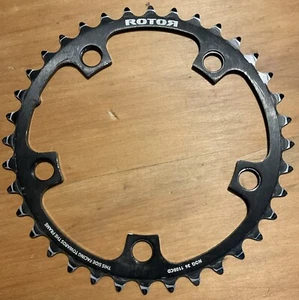 Rotor 5 bolt 110 bcd inner Chainring 36t NoQ Round Road Bike Bicycle - Picture 1 of 5