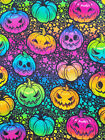 100% Cotton Fabric LITTLE JOHNNY Halloween -150cm Wide Material -15% multibuy