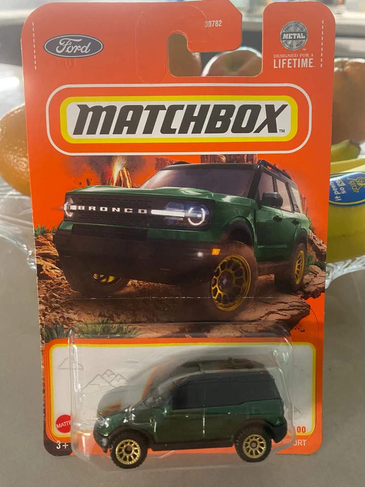 Matchbox 2022 Ford Bronco Sport Verde - 44/100 Nuovo Per 2024 - Immagine 1 di 1