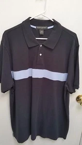 Polo para hombre Banana Republic manga corta de algodón, azul marino, XL - Imagen 1 de 3