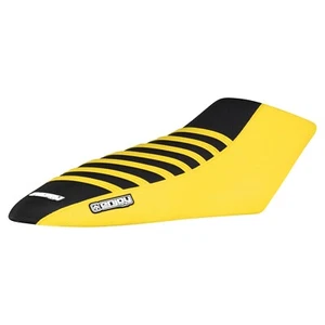 Kawasaki Z 125 Pro Seat Cover Z125 Gripper  YELLOW/BLACK/YELLOW #171 - Picture 1 of 5