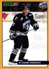 2003-04 Saskatoon Blades #6 Dane Crowley