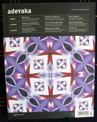 Exclusive Adeyaka Infiniti Magazine Nissan F1 Red Bull Racing Luxury Book Album - Image 1 of 4