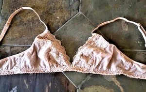 Size 34 DKNY Unlined Plunge Wireless Bralette - Picture 1 of 4