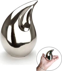 1 Pcs Small Teardrop Cremation Urns for human ashes keepsake mini Funeral urns - Picture 1 of 5