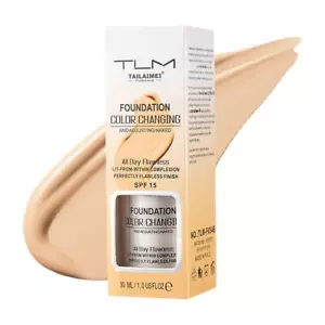 Base TLM Cambio de Color Maquillaje Rostro Tono de Piel Corrector Rubor a Juego - Imagen 1 de 19
