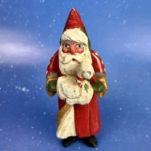 VTG House of Hatten Enchanted Forest Santa Holding Duck Ornament by Denise Calla - Picture 1 of 6