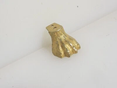 Antique Brass Feet Lion Trough Planter Tank Old Foot Vintage Gold Gilt z1 - Image 1 of 4