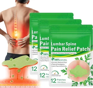Flexiback Lumbar Spine Pain Relief Patch, Natural Back Pain Patches Heat Patches - Picture 1 of 12