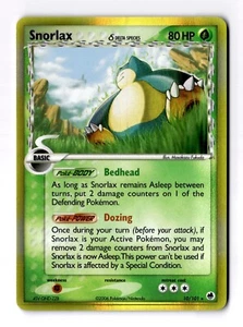 Snowlax 10/101 Holo Foil Delta Species EX Dragon Frontiers Pokemon Card TCG LP+ - Picture 1 of 2