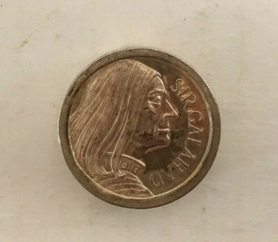 FRANKLIN COMO NUEVO "SIR GALAHAD" BACKGAMMON 1986 pieza de juego ficha Foto 1 de 2