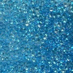 451150 *** 80 ALTE STRASSSTEINE KONISCHER BODEN AQUAMARIN (2-Ton-Mix) 2,50 mm - Bild 1 von 1