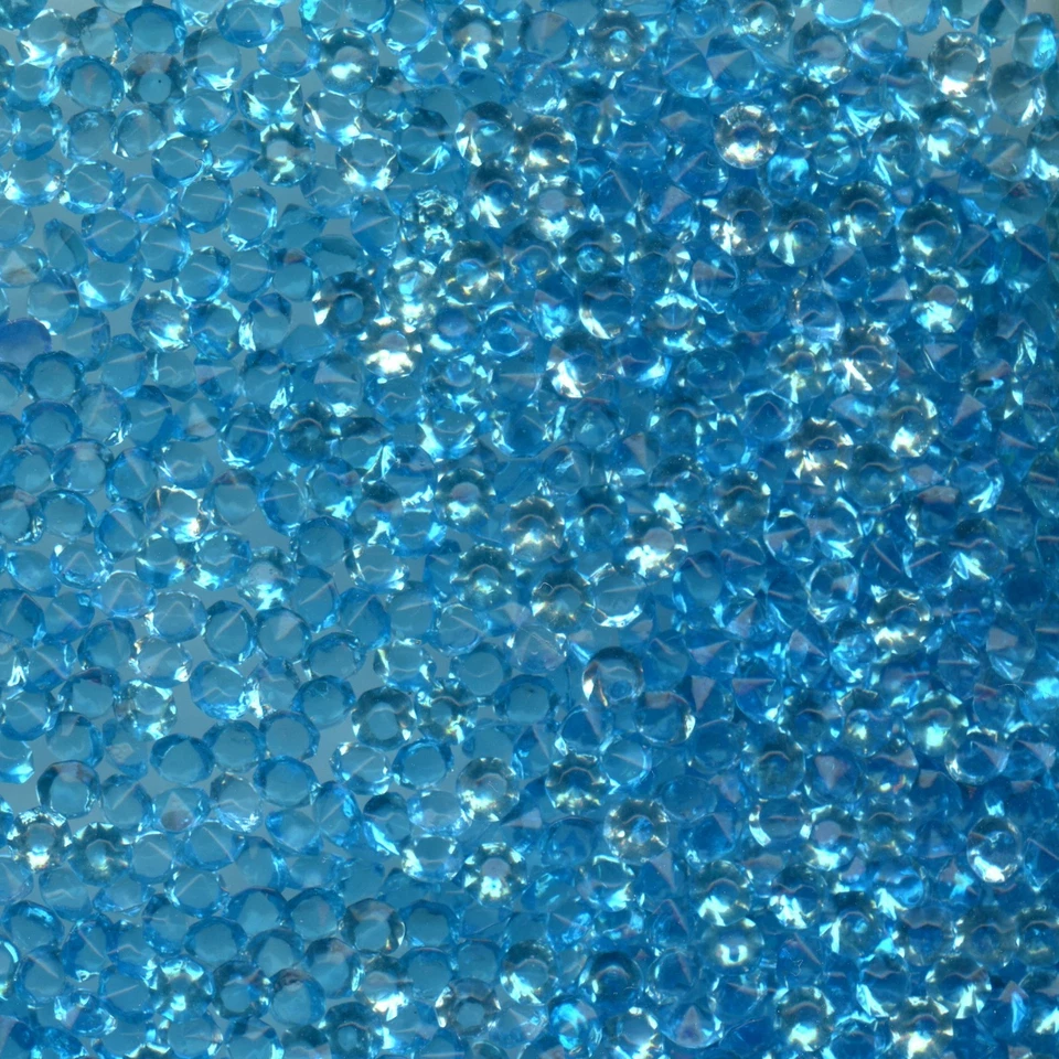 451150 *** 80 STRASS ANCIENS FOND CONIQUE AQUAMARINE (mix 2 tons) 2,50mm