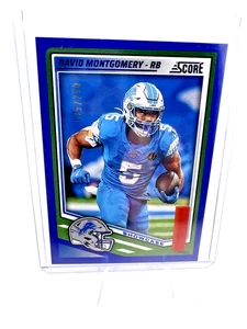 2025 Panini Score - David Montgomery #103 Blue Showcase Color Match 135/250 - Picture 1 of 2