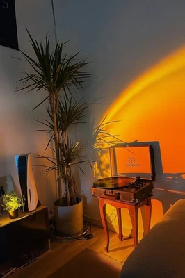Lampe USB Sunset Glow I Lumière Ambiance,  Bras Flexible,  Déco Led - Photo 1/4