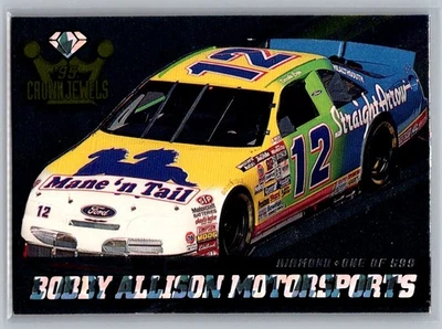 1995 Wheels Crown Jewels #44 Bobby Allison Motorsports Diamond #/599 - Image 1 of 2