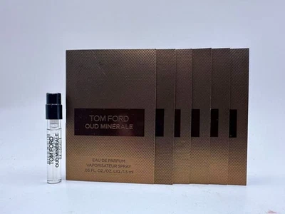 LOTE DE 5 TOM FORD OUD MINERAL EAU DE PARFUM MUESTRA DE PERFUME VÍAS 0,07 OZ/1,5 ML*5 Foto 1 de 2