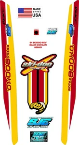 SKI DOO SNOWMOBILE REV BLAIR MORGAN 04 FACTORY REPRODUCTION DECAL KIT HOOD ONLY - Bild 1 von 1