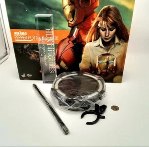 Hot Toys MMS311 Iron Man Potts 1/6 action figure base rotonda supporto solo diorama - Foto 1 di 2