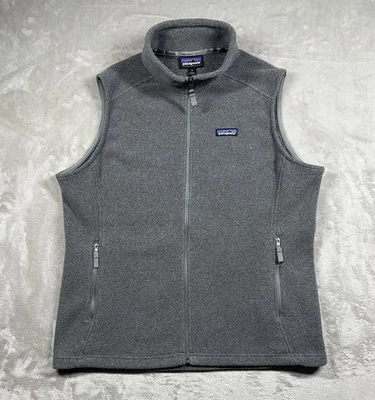 Patagonia Synchilla Full Zip Fleece Sweater Vest Men XL Gray Zip Pockets Outdoor - Image 1 of 4