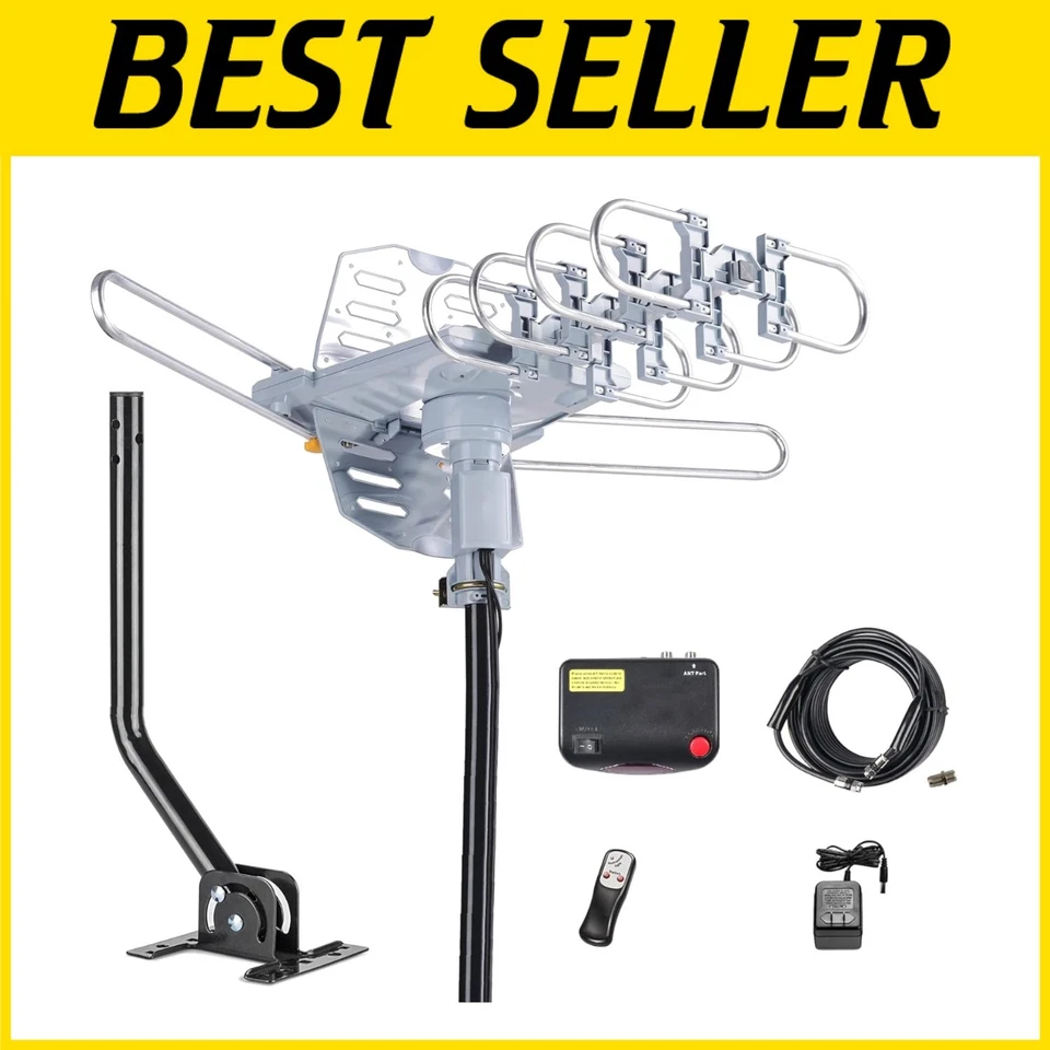 Digital TV Antenna - 360 Rotation - Infrared Remote - 2 TVs - Image 1 of 4